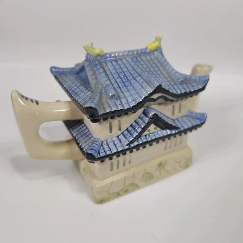House of Katayama 1982 Set Of 3 New Mini Teapots, Creamer, Japan Mini House